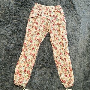 Potorsyn Floral Joggers NWOT